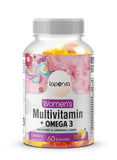 Laperva Women's Multivitamin + Omega 3 Gummies - Immune Support, Energy Boost, Cardiovascular Health - 60 Delicious Gummies