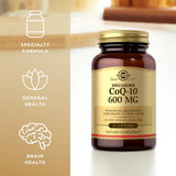 Solgar Megasorb CoQ-10 600 mg, 30 Softgel - Promotes Nervous System Health - Coenzyme Q10 Supplement - Enhanced Absorption - Gluten Free, Dairy Free - 30 Total Servings