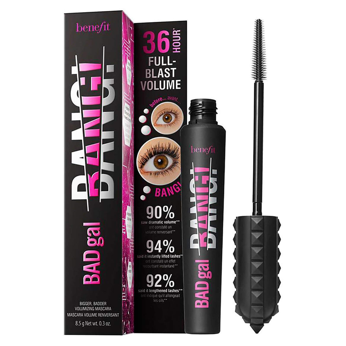 Benefit BADgal BANG Volumizing Mascara Full Size 8.5g - Intense Black