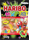 HARIBO Fizz Mix 160g Bag - Bubble & Pop Gummies