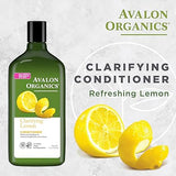 Avalon Organics Clarifying Lemon Conditioner 11 oz - For Shiny, Fresh Hair