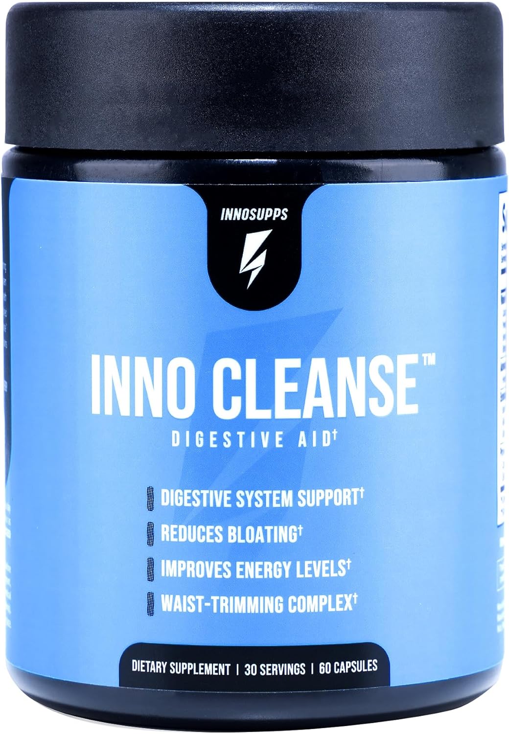Inno Cleanse waist trimming complex: Digestive support supplement for improved energy and reduced bloating.