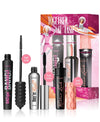 Benefit Cosmetics Mascara 3 Piece Full Size Set - They're Real, Bad Girl Bang, Roller Lash