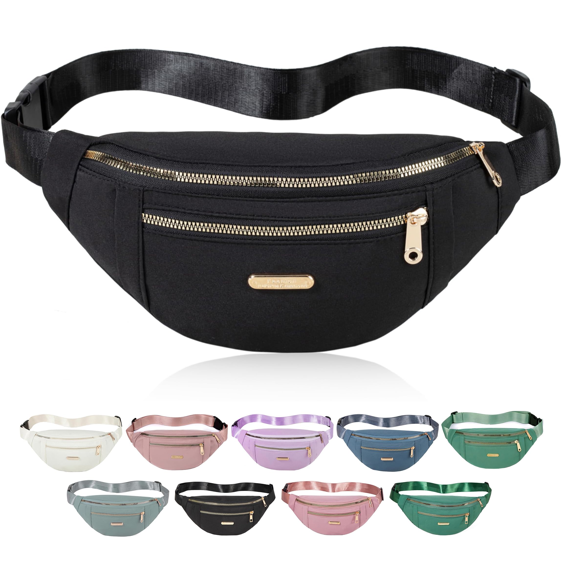 Waterproof Fanny Pack Waist Bag for Running, Travel & Sports