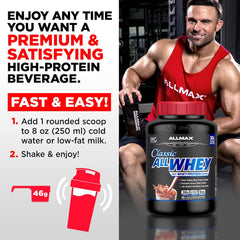 ALLMAX Classic ALLWHEY, Chocolate Peanut Butter - 5 lb - 30 Grams of Protein Per Scoop - Gluten Free - Approx. 49 Servings