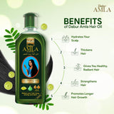 Dabur Amla Hair Oil 100ml - Natural Oils & Vitamin C for Long, Strong, Dark Hair