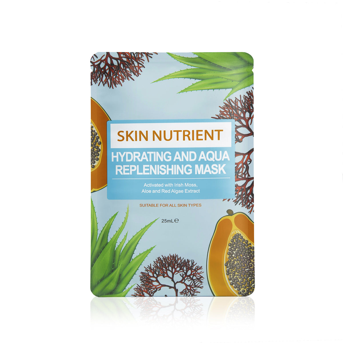 Hydrating & Aqua Replenishing Face Mask - Intense Moisture Sheet Mask for Dry & Dehydrated Skin