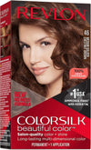 Revlon ColorSilk with Bond Repair Complex, Permanent Hair Color, 100% Gray Coverage, Ammonia Free Hair Dye, Vegan Keratin, 46 Medium Golden Chestnut Brown