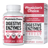 Physician's Choice Digestive Enzymes - Multi Enzymes with Organic Prebiotics & Probiotics
