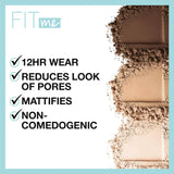 Maybelline Fit Me Matte + Poreless Pressed Powder in Classic Beige: matte, poreless setting powder.