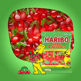 HARIBO Happy Cherries 160g Jar - Berry Gummi Candy