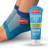 O’Keeffe’s Healthy Feet Heel Repair Kit – Urea & Lactic Acid Foot Cream with Reusable Sleeves for Dry, Cracked Heels