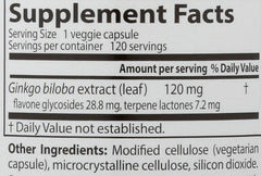 Doctor's Best Extra Strength Ginkgo, Non-GMO, Gluten Free, Vegan, Soy Free, Promotes Mental Function and Memory, 120 mg, 120 Count
