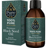 Pure World Black Seed Oil 100ml - High Strength Thymoquinone, Cold Pressed 100% Pure Virgin Nigella Sativa