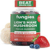 حلوى فطر  Lion's Mane  من  Fungies، لدعم صحة الدماغ، والتركيز، والذاكرة، والمزاج.