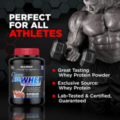 ALLMAX Classic ALLWHEY, Chocolate Peanut Butter - 5 lb - 30 Grams of Protein Per Scoop - Gluten Free - Approx. 49 Servings