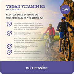 NatureWise Vitamin K2 MK-7 100mcg and MK-4 500mcg - Enhanced Bioavailable Formula - K Complex Supplement for Bone and Heart Health - Vegan, Gluten Free, Non-GMO - 90 Softgels[3-Month Supply]