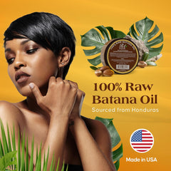 RA Cosmetics 100% Natural Batana Hair Oil – Nourish, Strengthen & Revitalize 4 Oz