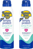 Banana Boat Mineral Sunscreen SPF 50 - Sensitive Skin (Twin Pack)