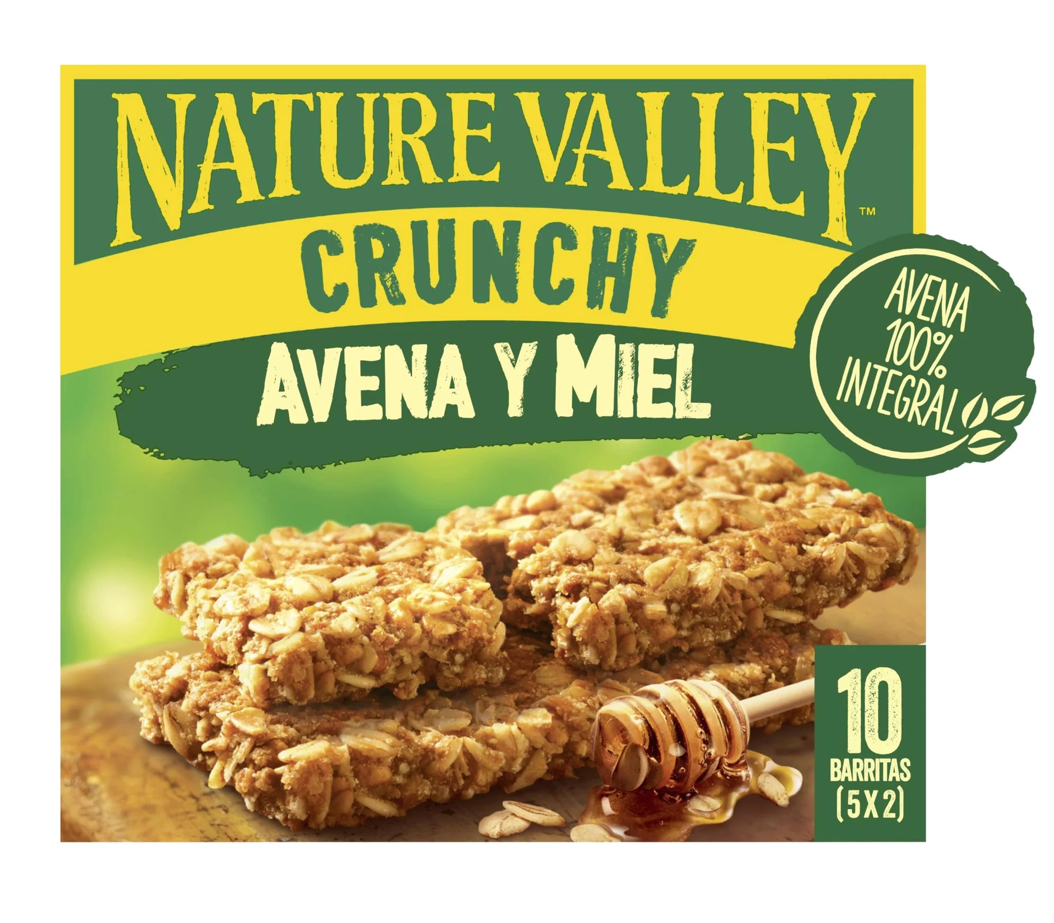 Nature Valley Crunchy Honey Oat Granola - 5 Pack x 210g | Whole Grain Oats & Honey for Breakfast