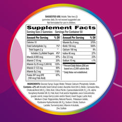 Centrum MultiGummies Gummy Multivitamin for Women, Multivitamin/Multimineral Supplement with Vitamin D3, B Vitamins and Antioxidants, Assorted Fruit Flavor - 170 Count
