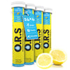 O.R.S Hydration Tablets with Electrolytes - Vegan & Gluten-Free - Natural Lemon Flavor (96 Tablets)