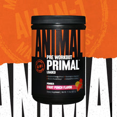 مسحوق Animal Primal Muscle Hydration + Preworkout – يحتوي على بيتا ألانين و3DPump والكافيين والإلكتروليتات – يحسن الطاقة والتركيز والقدرة على التحمل والامتصاص – بنكهة الفاكهة، 17.9 أونصة