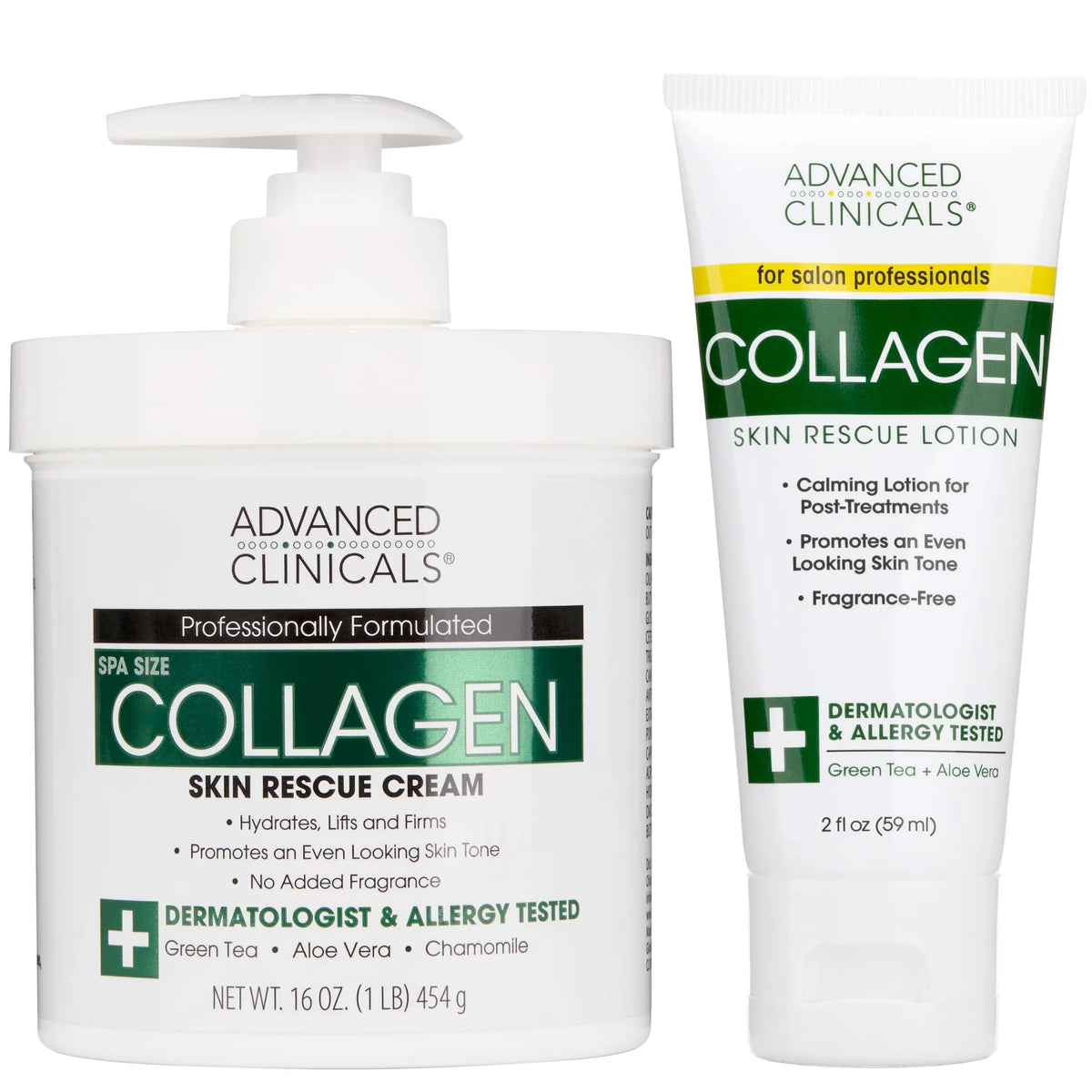 Advanced Clinicals Collagen Body & Face Moisturizer with Vitamin E