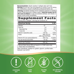 Nature's Way Ultimate Iron، يدعم خلايا الدم الحمراء الصحية،* يدعم إنتاج الطاقة الخلوية*، 50 مجم لكل جرعة مكونة من كبسولتين طريتين، خالٍ من الجلوتين، 90 كبسولة هلامية (قد تختلف العبوة)