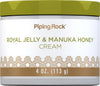كريم العسل المانوكا وغذاء ملكات النحل (Manuka Honey & Royal Jelly Cream) من بايبينج روك - 4 أونصة - مرطب فاخر للوجه والبشرة