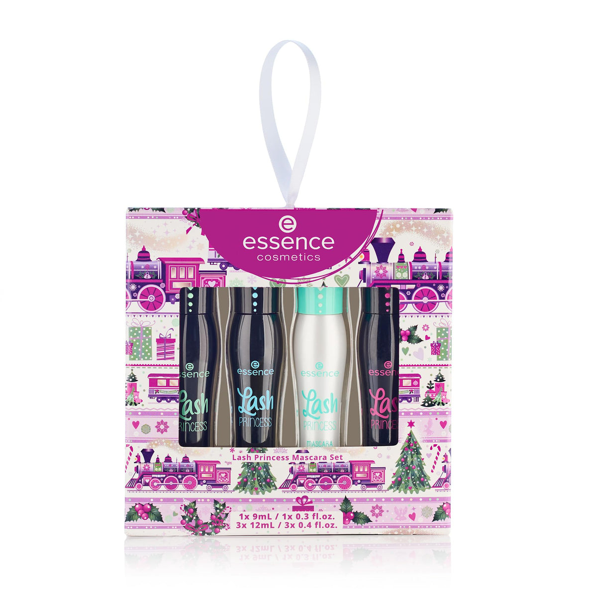 essence Lash Princess Mascara Set - 4 Vegan & Cruelty-Free Mascaras for False Lash Effect, Waterproof, Curl & Volume