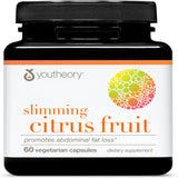 Youtheory Slimming Citrus Fruit - Vegan Health Supplement with Chromium - Supports Overall Wellness* - Dairy, Soy & Gluten Free - 60 Vegetarian Capsules
