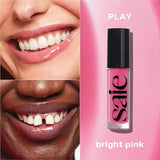 Saie Glossybounce™ High-Shine Lip Gloss Oil - Playful Pink