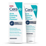 CeraVe Acne Foaming Cream Cleanser, 5 oz, Fragrance-Free & Non-Comedogenic