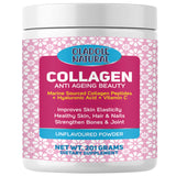Oladole Natural Collagen Peptides Powder with Hyaluronic Acid - 201g