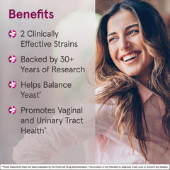 Jarrow Formulas Fem-Dophilus Probiotics 1 Billion CFU With 2 Science-Backed Strains, Dietary Supplement for Vaginal and Urinary Tract Support, 30 Veggie Capsules, Up to a 30 Day Supply, Shelf-Stable