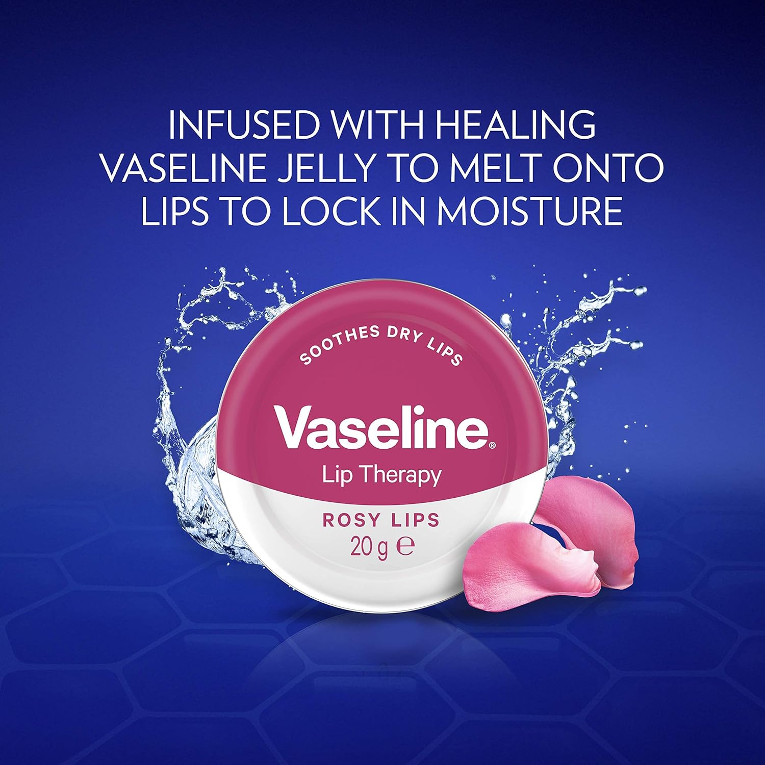 Vaseline Lip Therapy Rose & Almond Oil Lip Balm - 20g