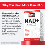 Force Factor NAD+ Anti-Aging & Cellular Vitality Supplement