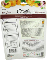 Organic Traditions Dried Apricots, 227 gm