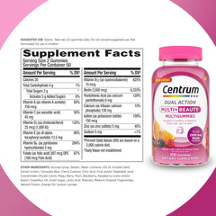 Centrum, Multi + Beauty Multigummies, Natural Cherry, Berry & Orange, 100 Gummies