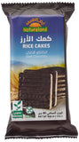 Natureland Dark Chocolate Rice Cakes, 90g - Guilt-Free Crunchy Snack