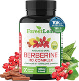 High-potency berberine HCl supplement with ceylon cinnamon and bitter melon for weight management