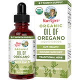 Oregano Oil Drops - 6 Month Supply | USDA Organic Oil of Oregano for Immune & Digestive Health | 1 Fl Oz