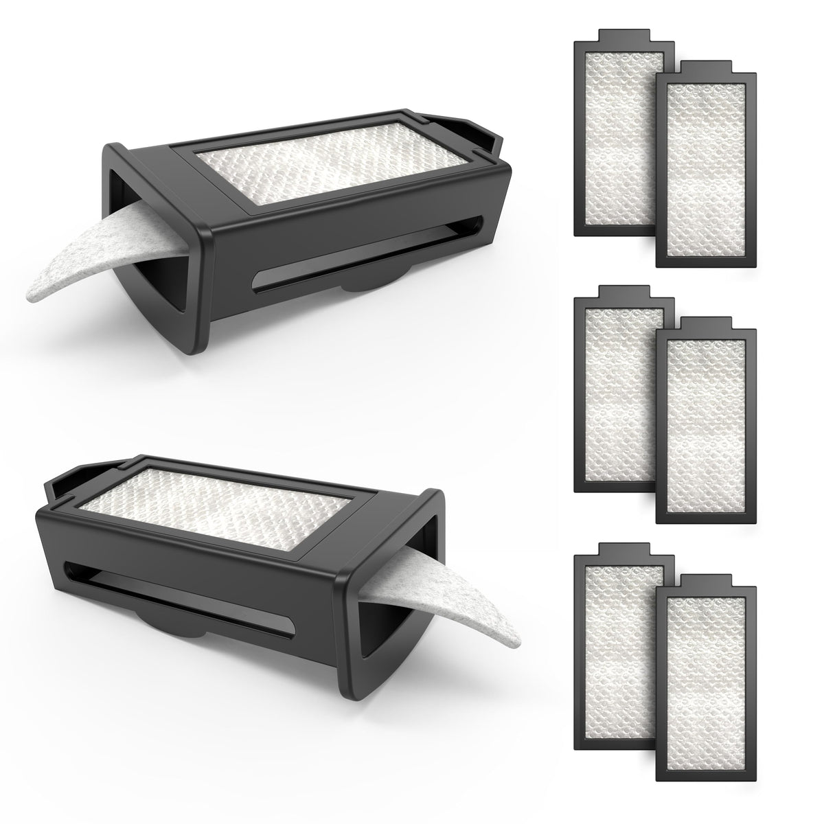 8-Pack Premium CPAP Filters for Philips DreamStation 2 - Disposable & Reusable (2 Pollen, 6 Ultra-Fine)