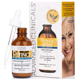 Retinol serum for anti-wrinkle and skin rejuvenation.