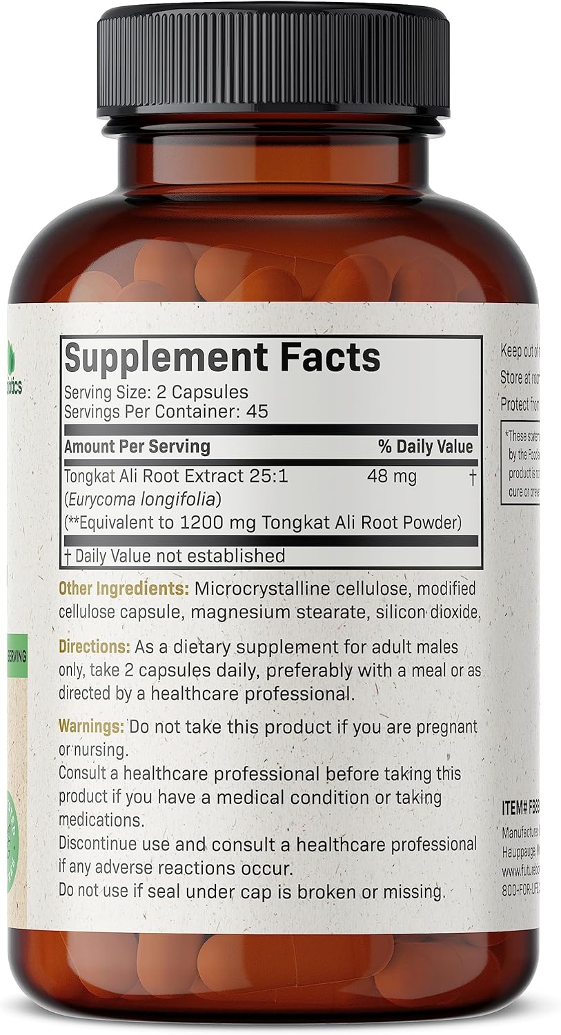 Futurebiotics Longjack Tongkat Ali:  90 vegetarian capsules for energy and stamina support.