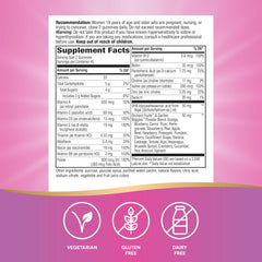 Nature's Way Alive! Prenatal Multivitamins, Plant Based DHA for Baby's Healthy Brain &amp; Eye Development*, Vegetarian, Orange and Raspberry Lemonade flavors, 90 Gummies (قد تختلف العبوة)