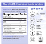 مكمل زيت بذور الكتان 1200 mg من NatureWise مع ALA لدعم صحة القلب