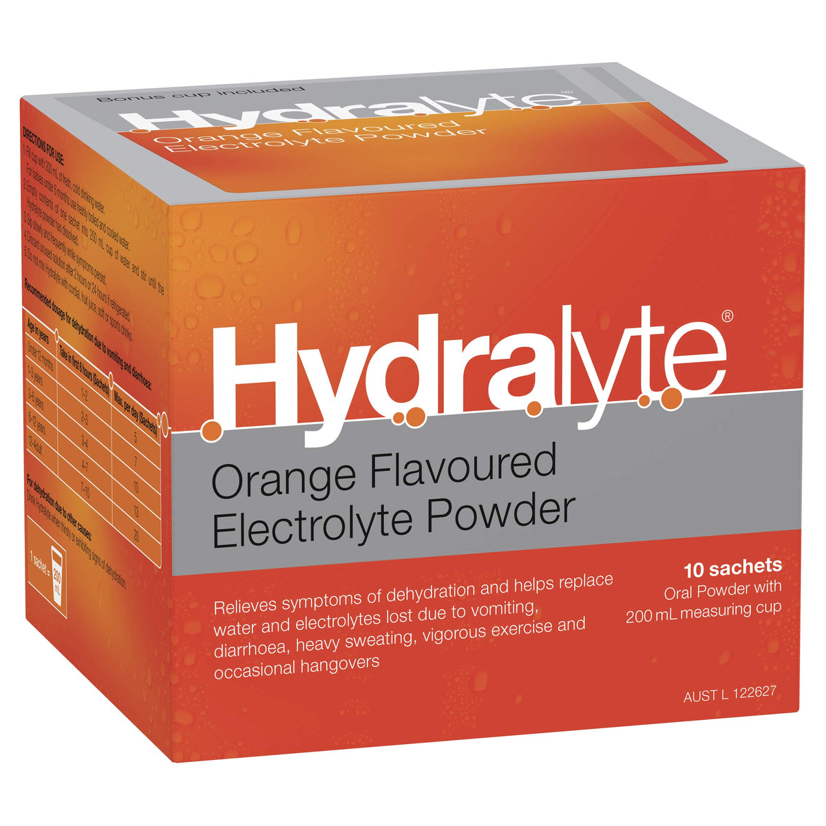 Hydralyte Powder Orange - Hydration Electrolyte Supplement