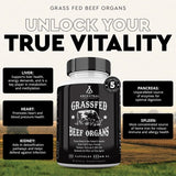 مكمل غذائي من أعضاء لحوم البقر العشبية  Ancestral Supplements  لصحة الجسم العامة
